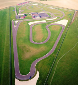 Vue aérienne du circuit de la Ferté Gaucher