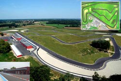 Vue aérienne du circuit de Bresse