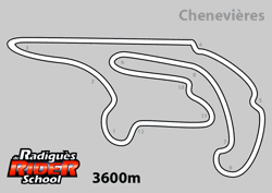 Plan du circuit de Chenèvieres