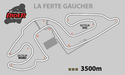 Plan du circuit de la Ferté Gaucher