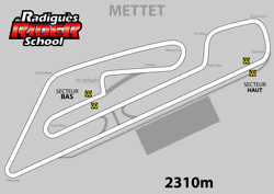 Plan du circuit de Mettet
